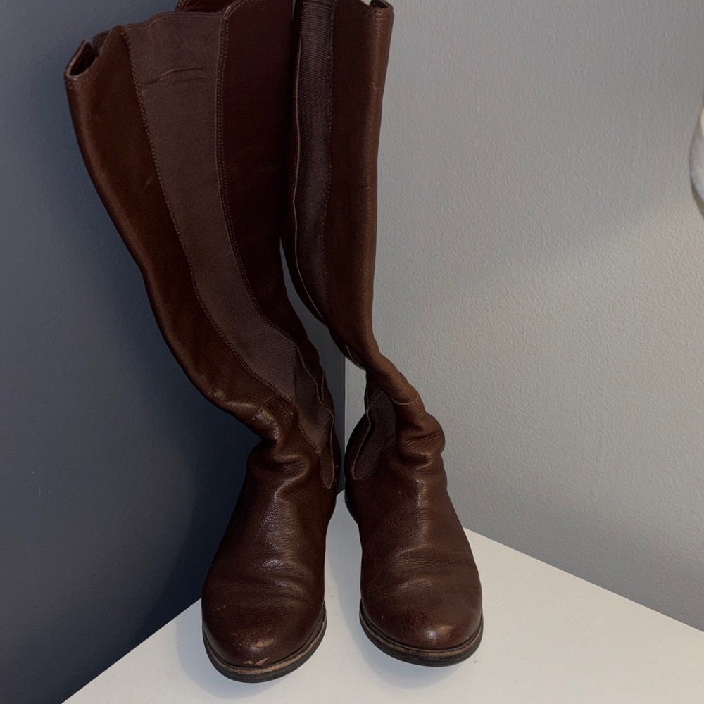 Vintage Cole Haan stretch riding boots with Nike Air - 7.5